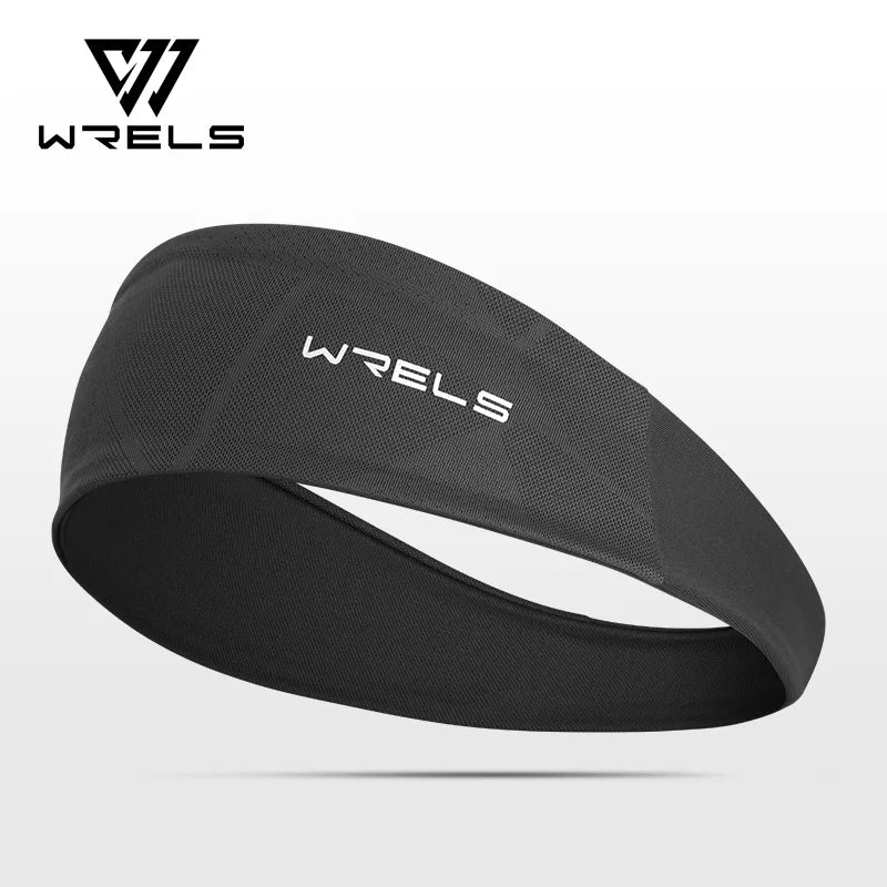 WRELS Sports Headbands Moisture Wicking Sweatband Non Slip Running Headband Breathable Sweat Bands Fitness Elastic Hairband