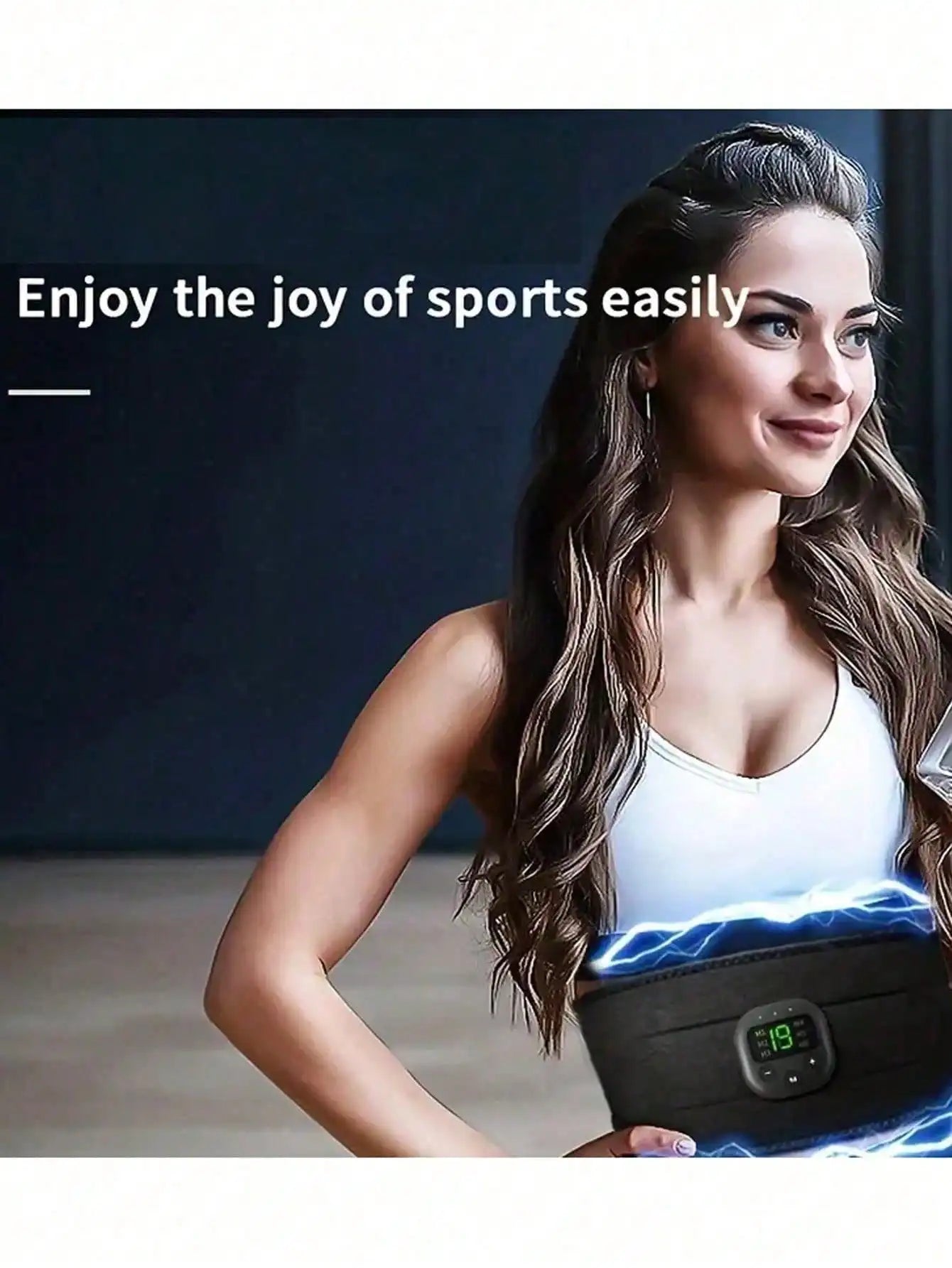 Waist Massager, Portable USB Charging Shaping Device, Electric Arm, Hip, Leg Training Device, Shaping Belt, Fitness Massager