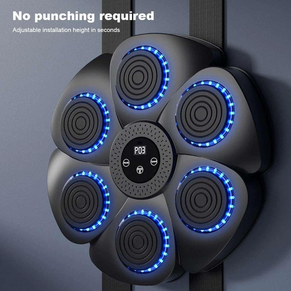 Smart Music Boxing Machine Boxing Training Wall Target Adult Children Sports Fitness Boxing Trainer Home Punching Equipment