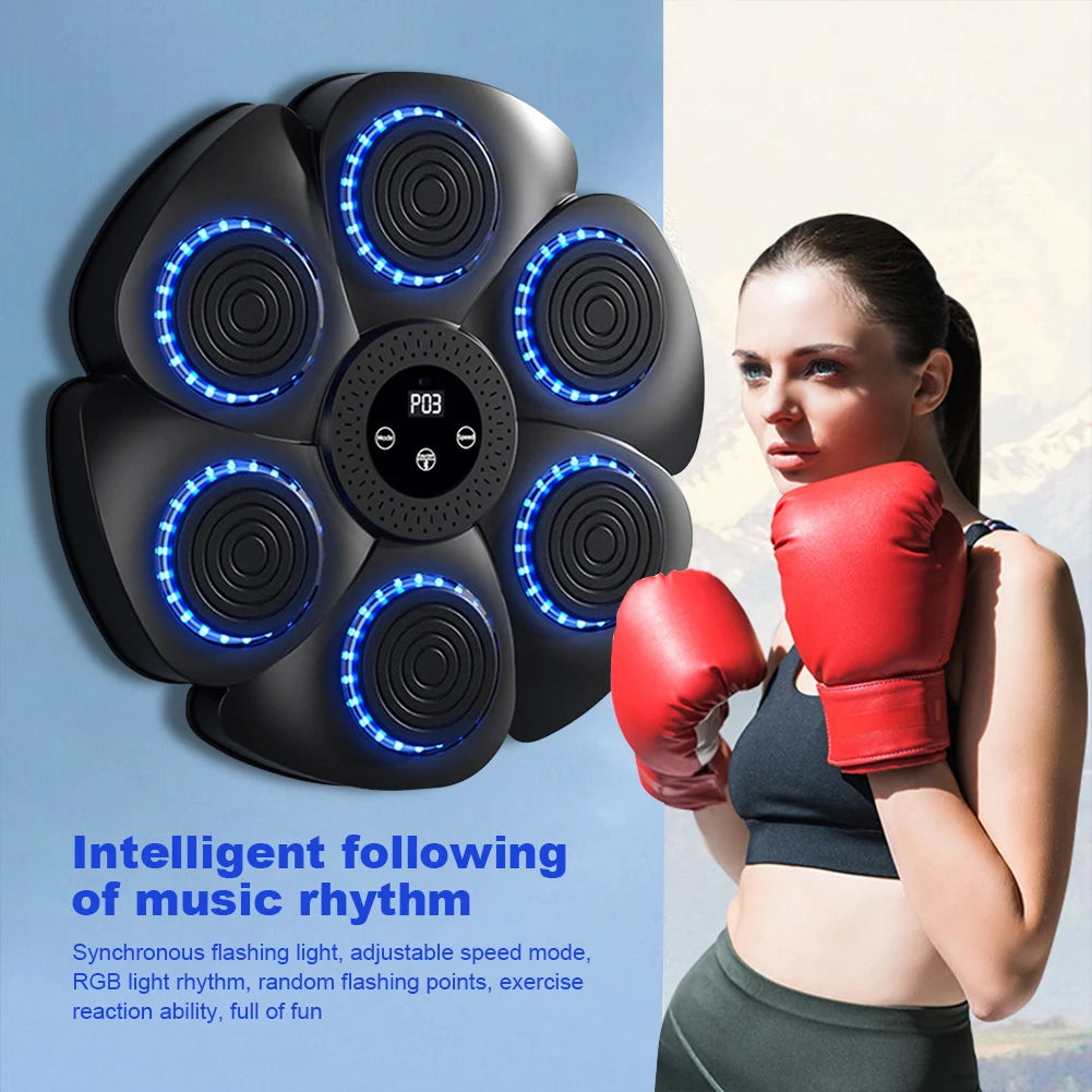 Smart Music Boxing Machine Boxing Training Wall Target Adult Children Sports Fitness Boxing Trainer Home Punching Equipment