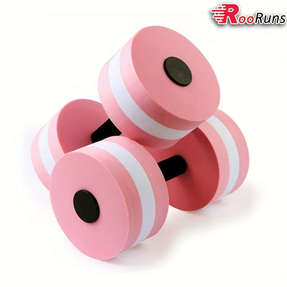 1PC High Quality EVA Water Foam Floating Dumbbell Fitness Equipments Foam Aqua Dumbbells for Swim Pool Fitness Dumbbell