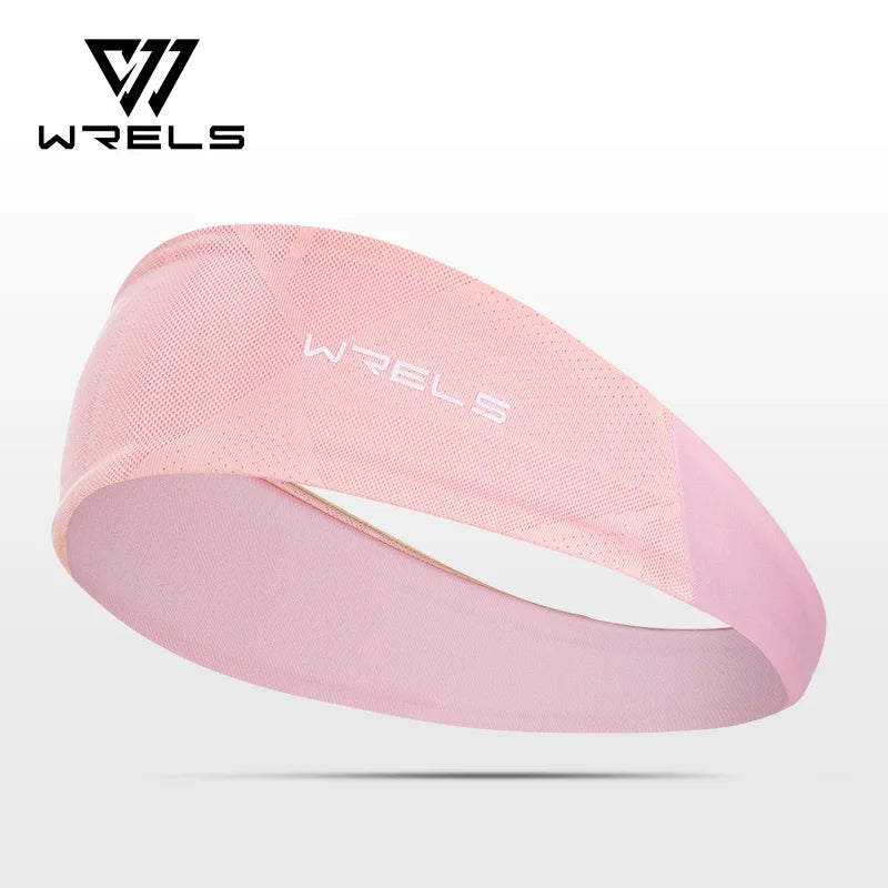 WRELS Sports Headbands Moisture Wicking Sweatband Non Slip Running Headband Breathable Sweat Bands Fitness Elastic Hairband