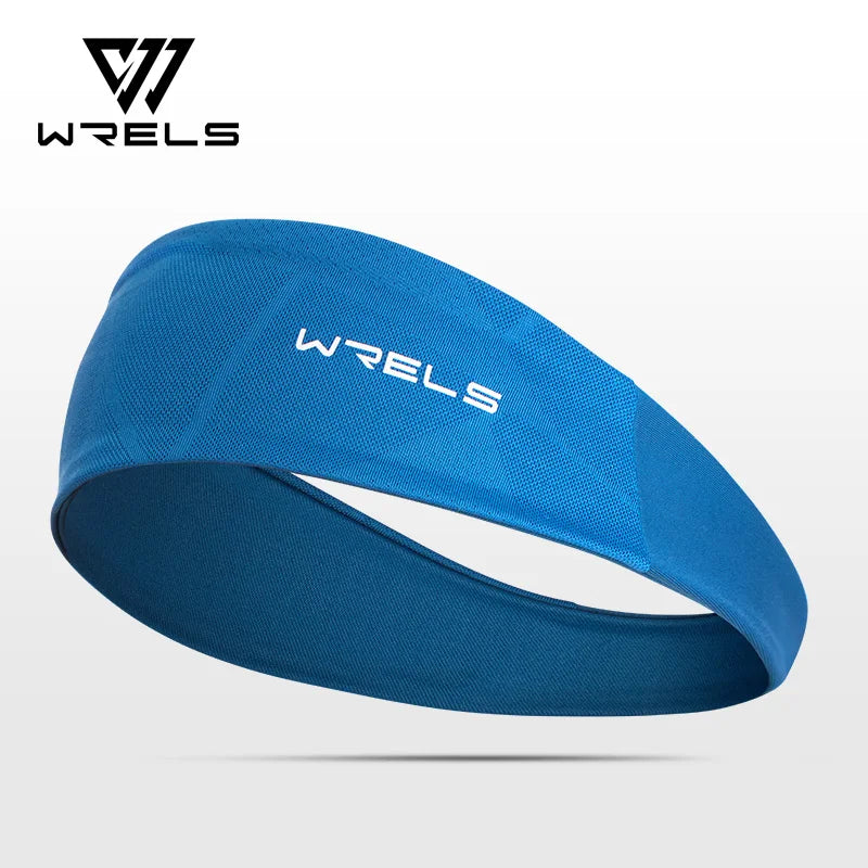 WRELS Sports Headbands Moisture Wicking Sweatband Non Slip Running Headband Breathable Sweat Bands Fitness Elastic Hairband