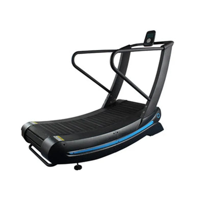 Srjoin Commercial Curved Treadmill - Silent and Compact Design for Home and Studio Use