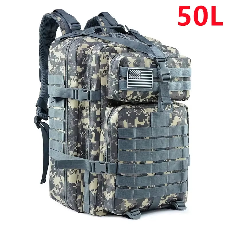 30L/50L Man Tactical Backpacks for Hunting Outdoor Traveling Bag Camping Equipment Back Pack Hiking Travel Backpack EDC Molle