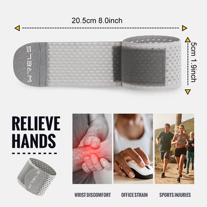 WRELS Wristband Wrapping Compression Sports Elastic Adjustable Wrist Guard Support Basketball Weight Training Wrist Wraps