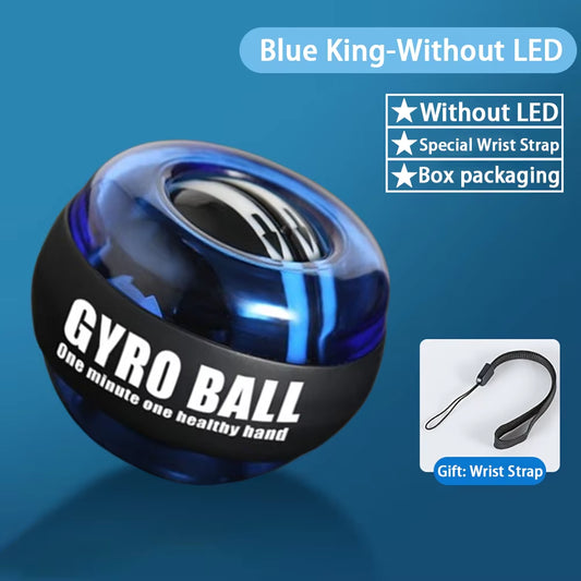 Wrist Power Hand Ball Auto-Start Grip Ball Strengthener Gyroscopic Arm Gyro Hand Ball Home Fitness Forearm Exerciser ﻿