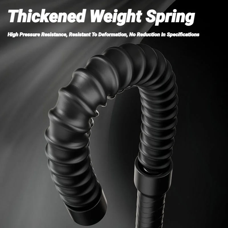 2Pcs Strength Training Bat Ergonomic Fitness Grip Biceps Triceps Strengthener Spring Arm Expander Muscle Trainer Swinging Rope