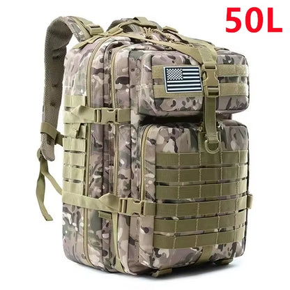 30L/50L Man Tactical Backpacks for Hunting Outdoor Traveling Bag Camping Equipment Back Pack Hiking Travel Backpack EDC Molle
