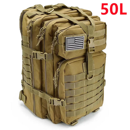 30L/50L Man Tactical Backpacks for Hunting Outdoor Traveling Bag Camping Equipment Back Pack Hiking Travel Backpack EDC Molle