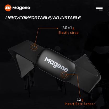 Mover H64 Heart Rate Sensor Dual Mode ANT Bluetooth with Chest Strap Cycling Computer Bike Forwahoo Garmin Sports Monitor