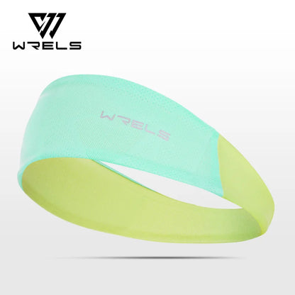 WRELS Sports Headbands Moisture Wicking Sweatband Non Slip Running Headband Breathable Sweat Bands Fitness Elastic Hairband